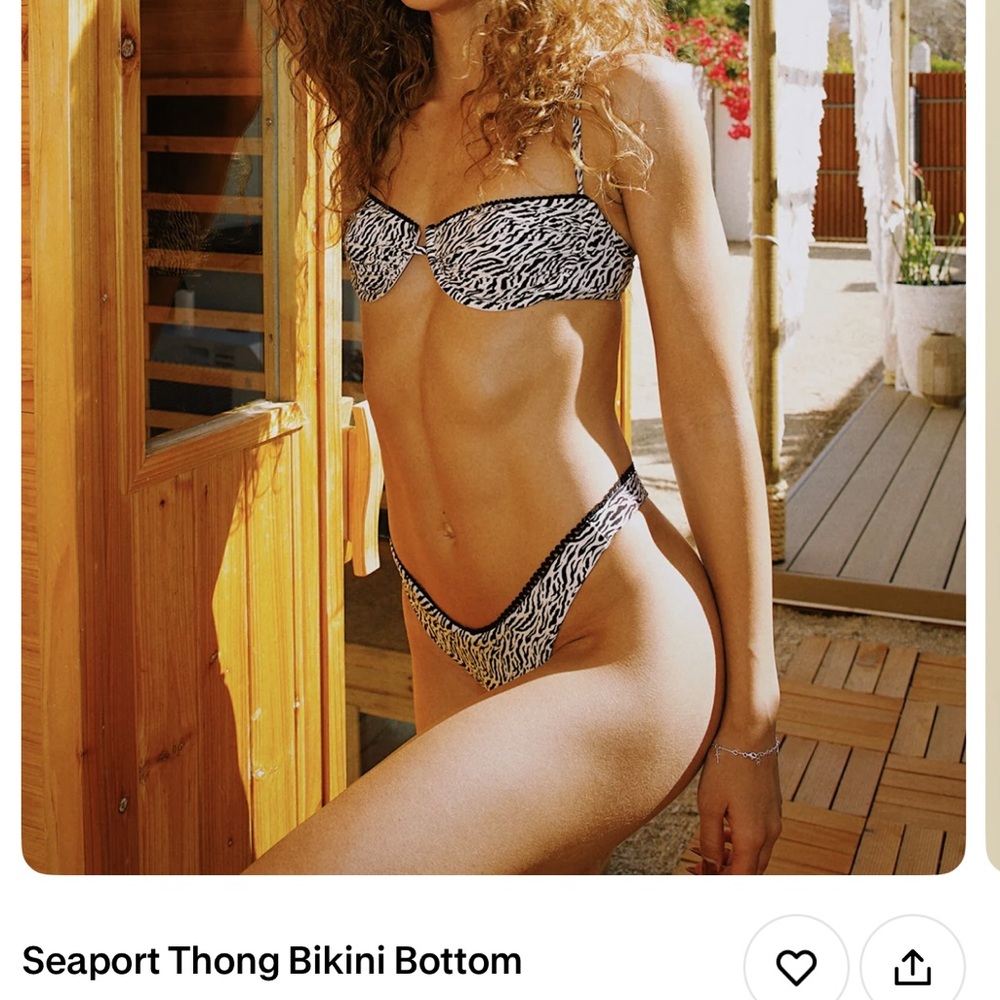 Dippin daisys seaport thong bikini bottom